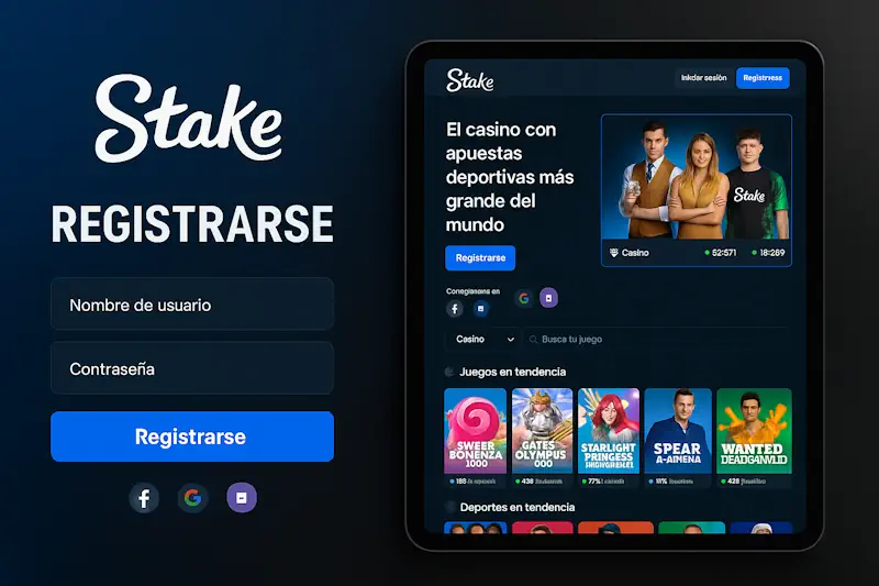 Stake registrarse — guía paso a paso